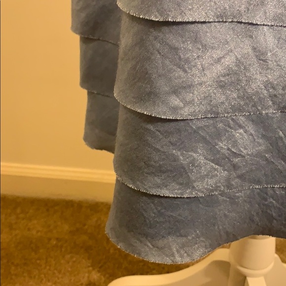 Periwinkle blue ruffled dress - Picture 5 of 5